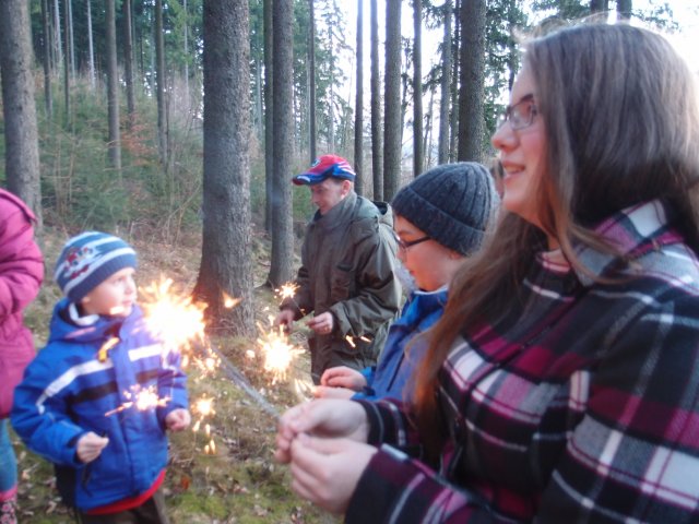 Zdobení stromečku 2013
